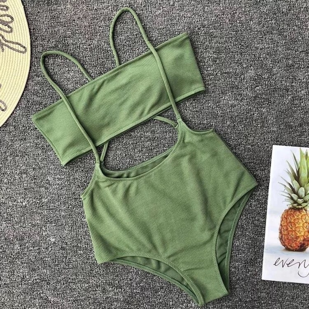💚Luxee Ville Samantha Jumper Bandeau Bikini Set